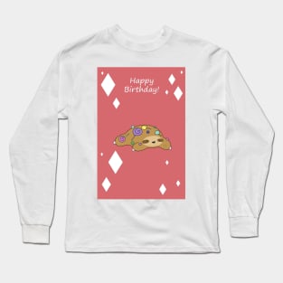 "Happy Birthday" Candy Sloth Long Sleeve T-Shirt